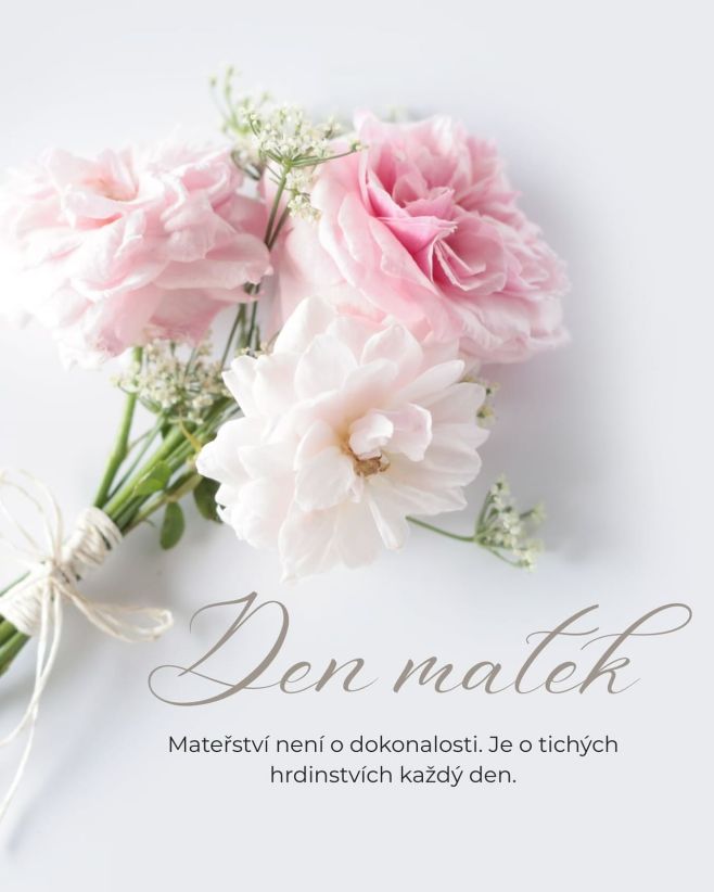 Dnešek patří maminkám 🌸 Dnes je den, kdy říkáme: Děkuju. Za nekonečnou trpělivost. Za náruč, která uklidní celý svět. Za...